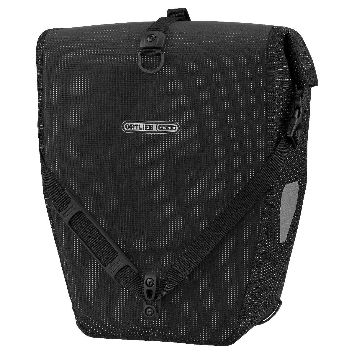 Ortlieb Enkele Fietstas Back-Roller High Visibility QL 3.1 Black 20L