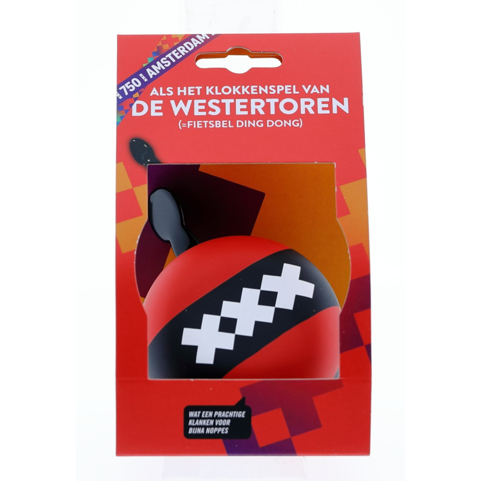 Niet verkeerd Amsterdam 750 fietsbel klokkenspel van de Westertoren