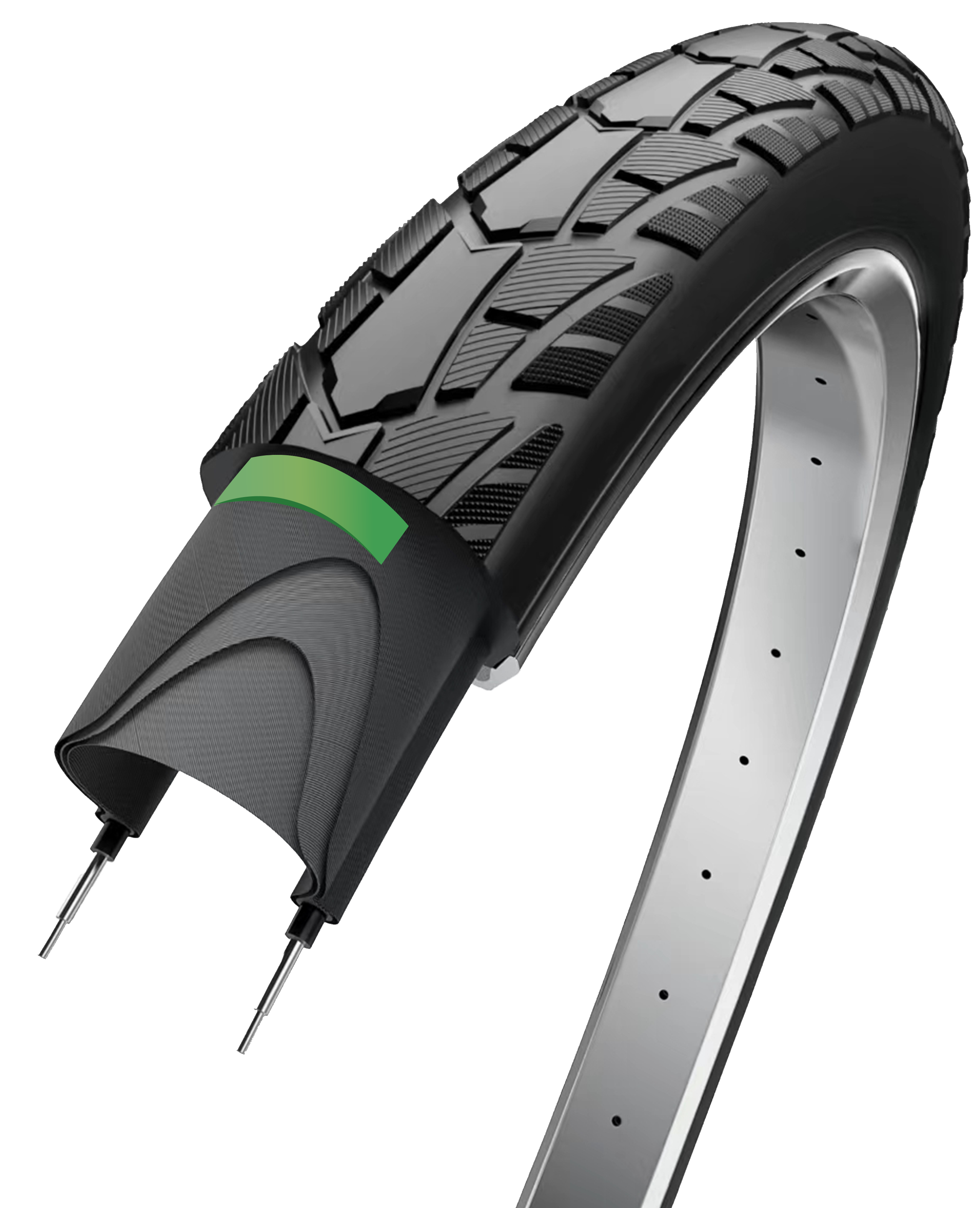 Edge Buitenband performance protect 28 x 1.40/ 37-622 - zwart met reflectie
