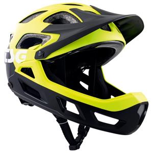 Tsg Seek FR Graphic Design Flow Black-Yellow MTB Helm