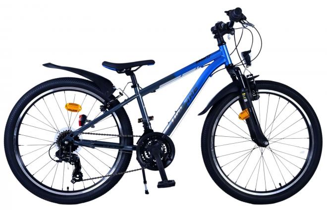 Volare XC Race 24 Inch 26,5 cm Jongens 21V V Brakes Blauw/Grijs