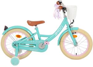 AMIGO Perfect 16 Inch 23,5 cm Meisjes Terugtraprem Turquoise