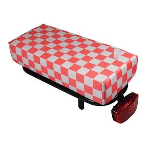 Hooodie Bagagedragerkussen BIG Cushie Pink Checker