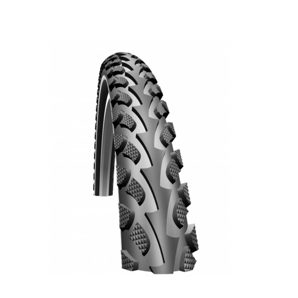 Impac (by Schwalbe) Buitenband Impac Tourpac - Zwart met reflectie - 28x1.60 / 42-622