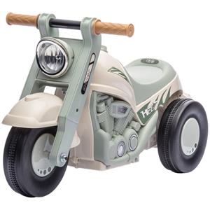 AIYAPLAY glijauto, motor-ontwerp, met muziek en bubbels, veilig en duurzaam, voor 2-5 jaar, 75 x 30 x 40 cm, crèmewit | Aosom.nl