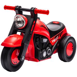 AIYAPLAY glijauto, motorontwerp met muziek en zeepbellen, veilig en duurzaam, voor 2-5 jaar, 65 x 30 x 40 cm, rood | Aosom.nl