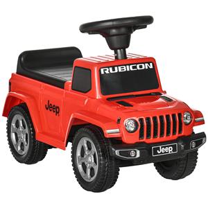 AIYAPLAY zitauto, veilig en duurzaam, met claxon, geschikt voor binnen en buiten, 60 x 30 x 40 cm, rood | Aosom.nl