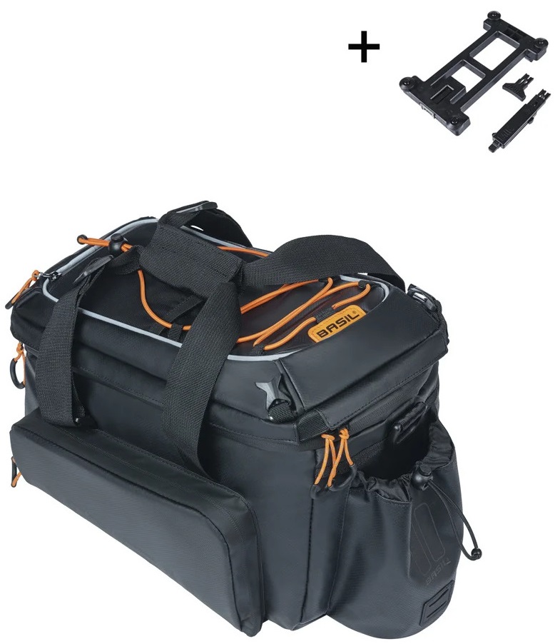 Miles Tarpaulin Trunkbag XL Pro MIK 2.0 9-36L Bagagedragertas Black Orange