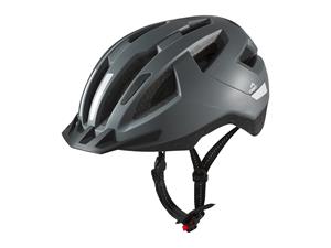 Crivit Fietshelm met achterlicht (Grijs, S/M)
