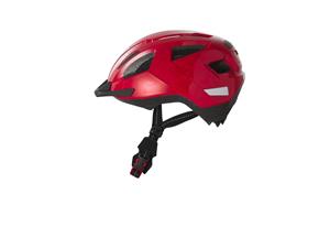Crivit Kinderfietshelm met achterlicht (gr. s rood)