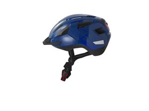 Crivit Kinderfietshelm met achterlicht (maat s blauw)