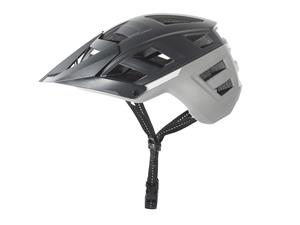 Crivit Mountainbike fietshelm (M/L, Zwart/grijs)