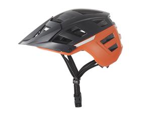 Crivit Mountainbike fietshelm (M/L, Zwart/oranje)