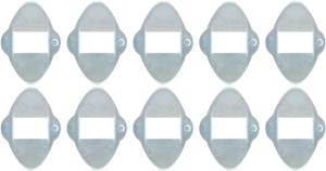 Sks spatbord rubber transparant per 10 stuks