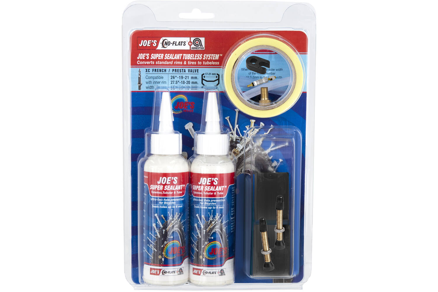 Joe's No Flats  tubeless conversie kit super sealant - xc fv