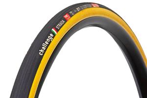 Challenge strada pro tubular 700x27c zwart / bruin