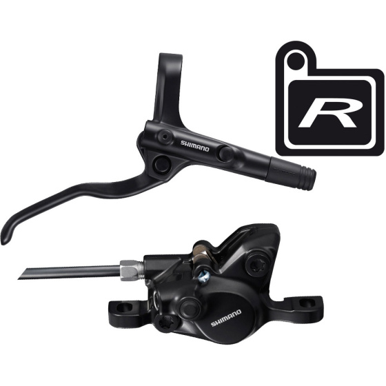 Shimano MT200 Schijfremset Achter Kort 145 cm Zwart