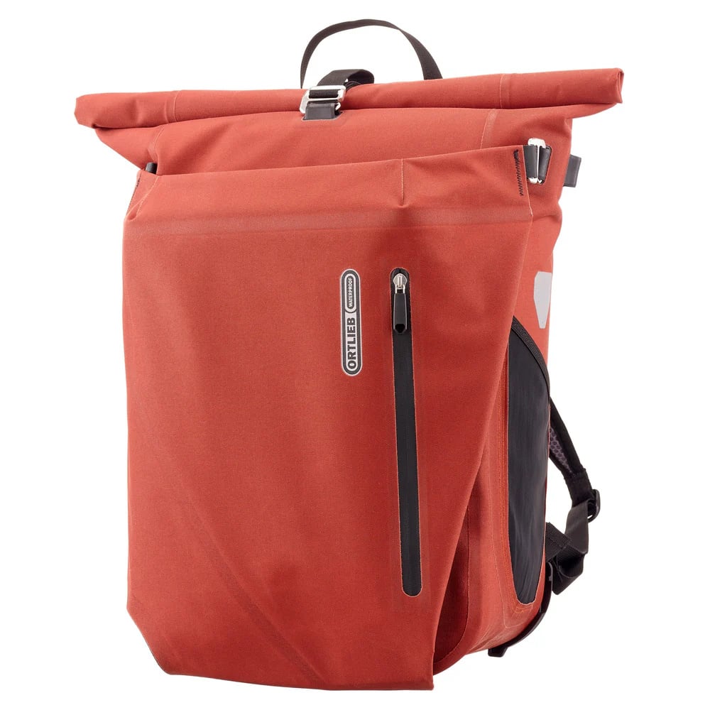 Ortlieb Enkele Fietstas en Rugtas Vario Plus QL 2.2 Dark Chili - 26L