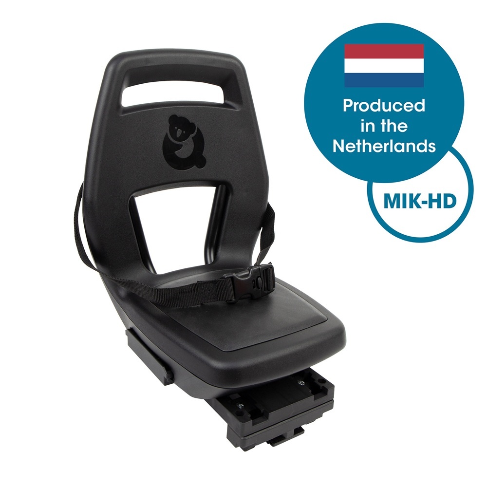 Qibbel 6+ Junior Seat MIK-HD compleet  - Black