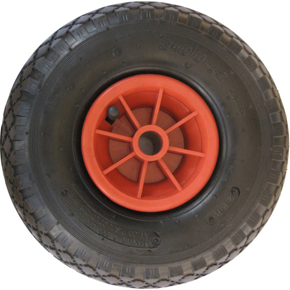 Wiel v/bolderkar 300-4 m/aslager