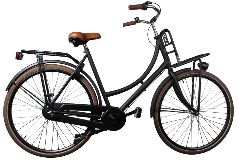 Pic Up 28 Inch 57 cm Dames 3V Terugtraprem Matzwart