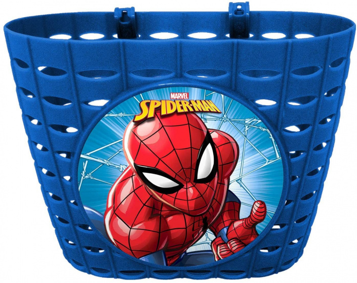 Marvel Spider Man Fietsmand Jongens 12 x 20 cm Blauw