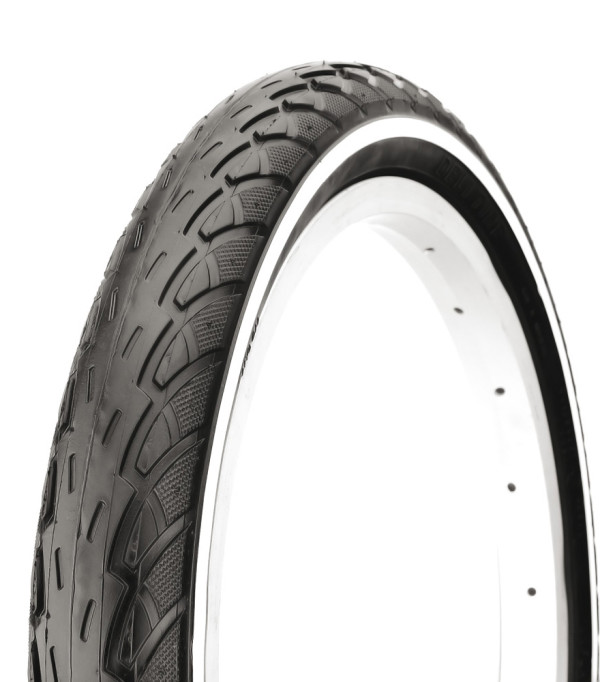 Deli Tire Voorvorkdeli 24x1.75 47-507 zwart reflectie