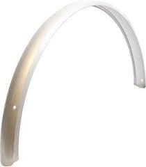Achterspatbord 26/28 inch zilver