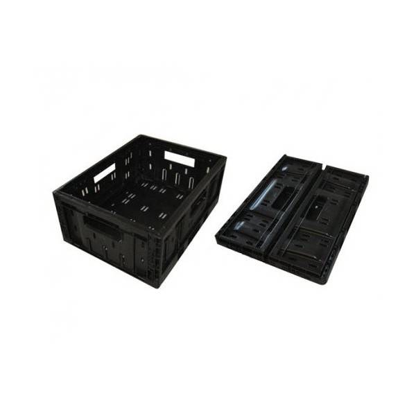 Steco Opvouwbare fietskrat Zwart 20L
