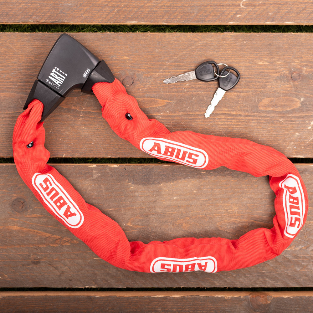 ABUS kettingslot 8900/85 rood (ART-2)