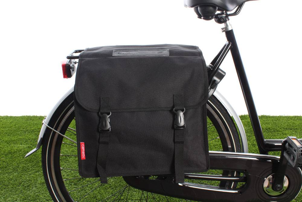 New Looxs Dubbele Fietstas Cameo Zwart 30L