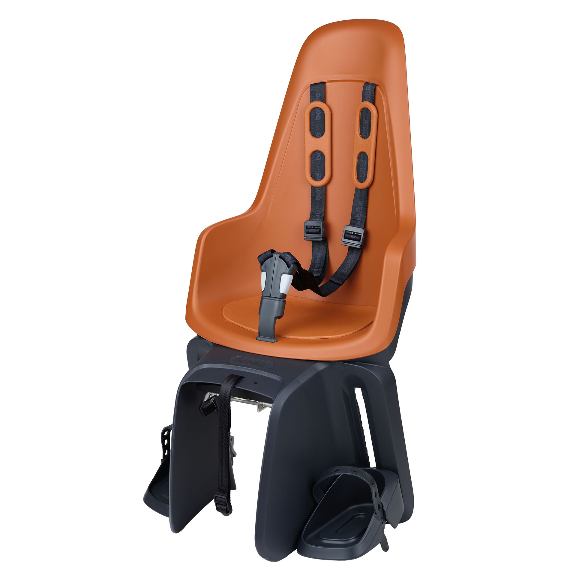 Bobike Maxi One Chocolate Brown drager bev Achterstoeltje