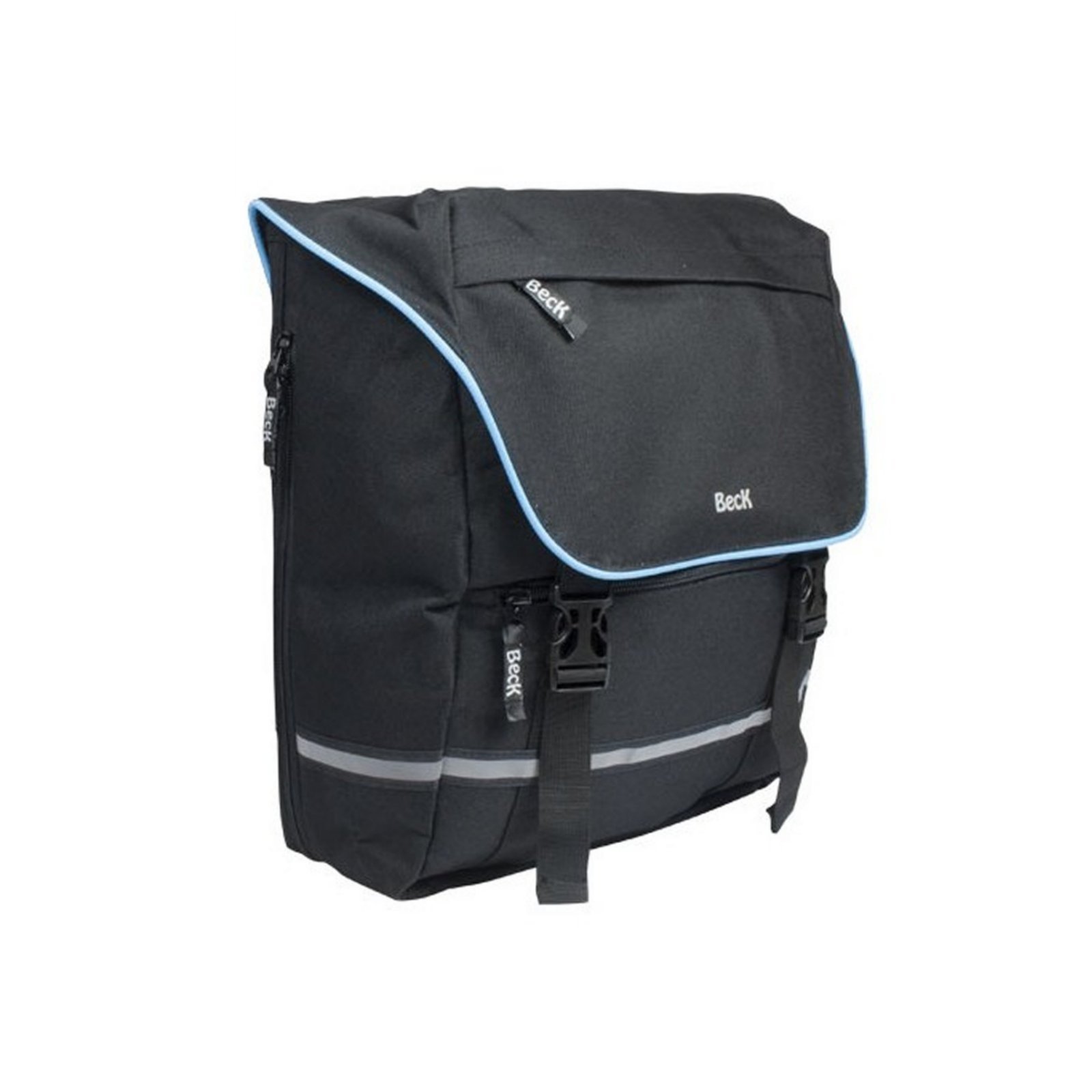 Beck Enkele Sportieve Fietstas SPRTV Shopper Zwart/Blauw
