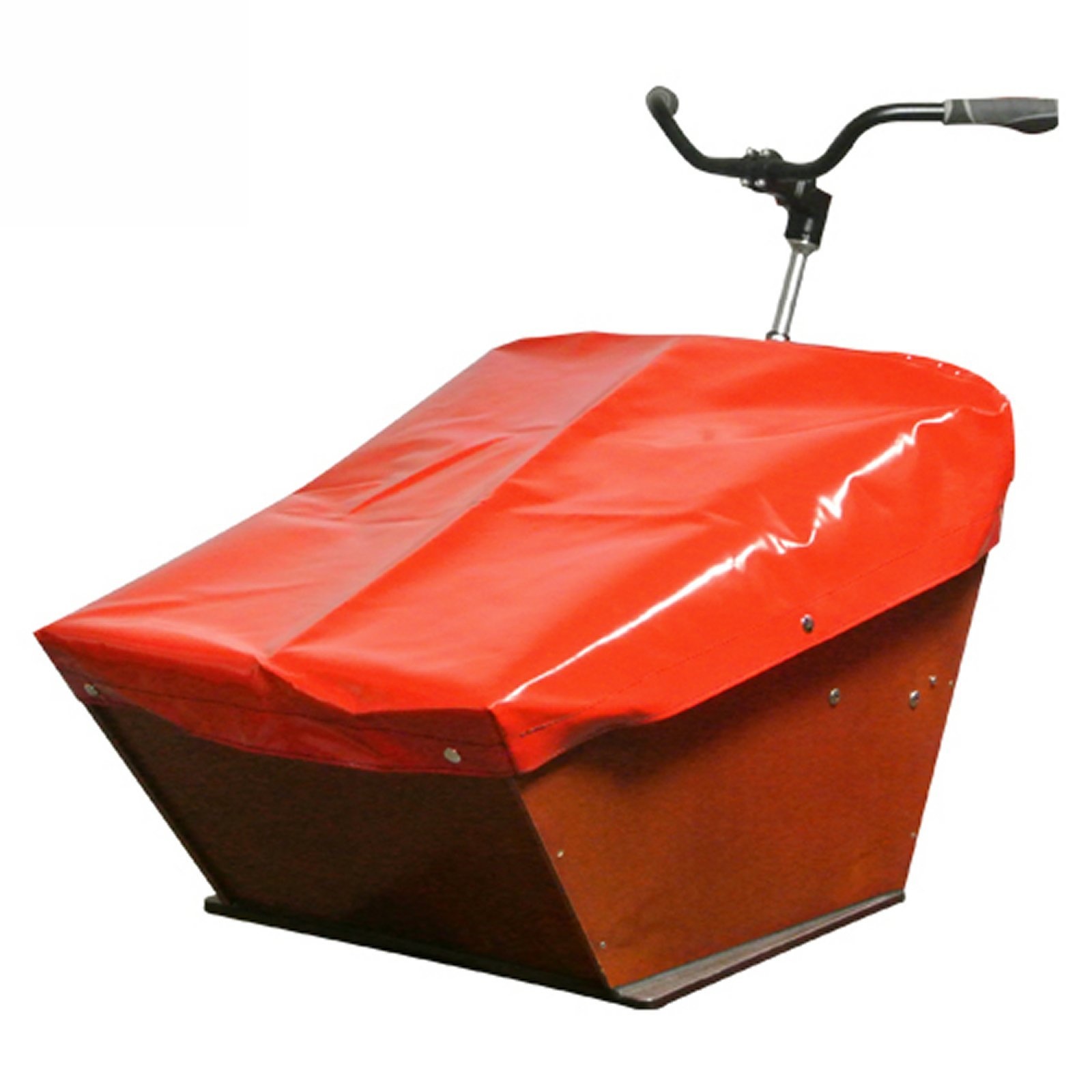 Dekzeil Bakfiets Kort Rood