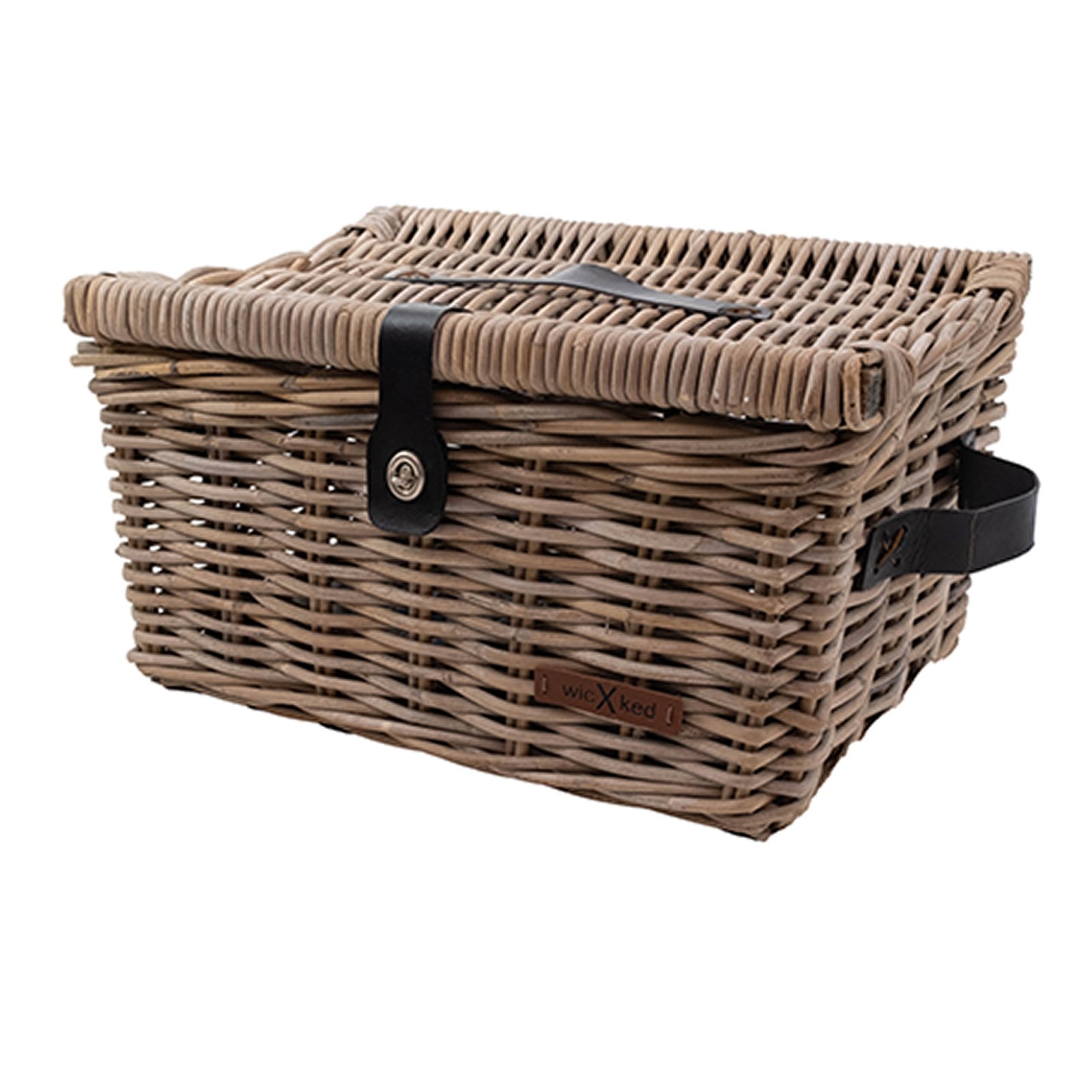 Wicked Picknickmand bakkersmand maat L, grey (47 x 36 x 26 cm)