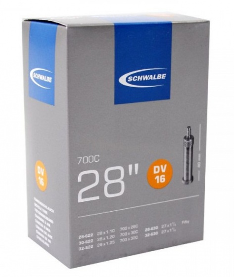 Schwalbe binnenband 27/28 x 1.10/1.25 (28/32 622/630) DV 40 mm