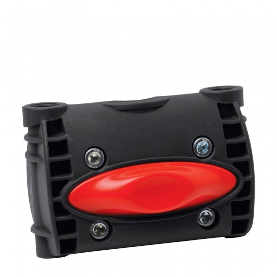Polisport adapter achterzitje 10 cm framebevestiging zwart