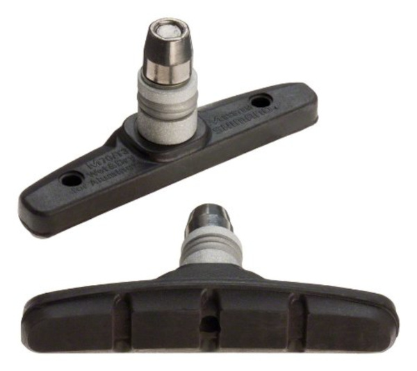 Shimano Remblokset  M70T3 V brake met moeren zwart