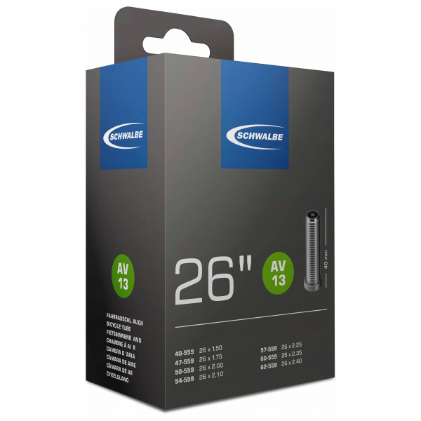 Schwalbe  Schlauch Nr. 13 MTB 26 x 1,5-2,5 (40/62-559) AV40 - Binnenband voor fiets