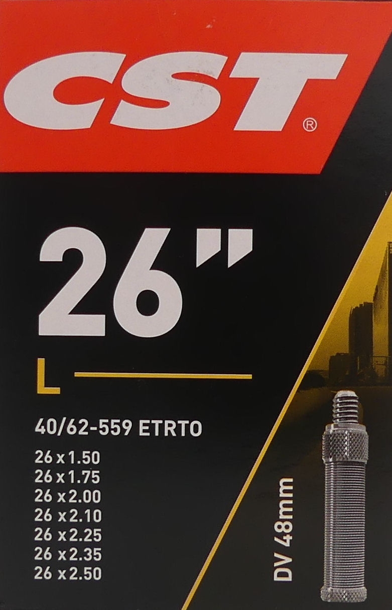 Cst binnenband 26 x 1.75-1.90-2.30 (40/62-559) 48 mm dv