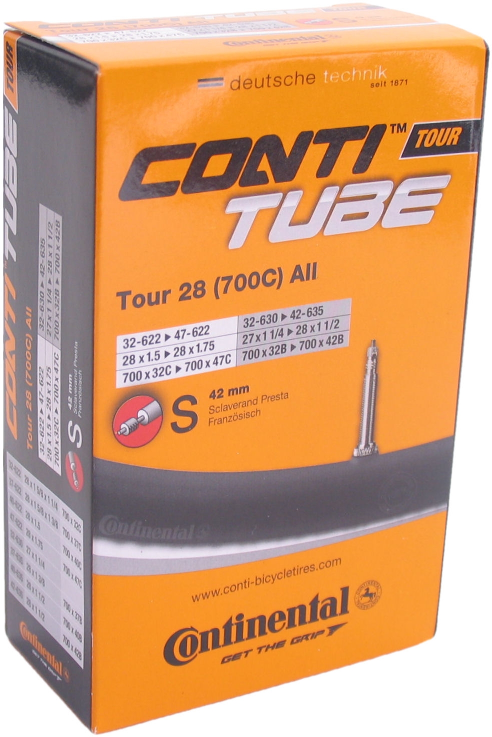 Continental binnenband sv17 28 inch 32/47-622 sv 42 mm