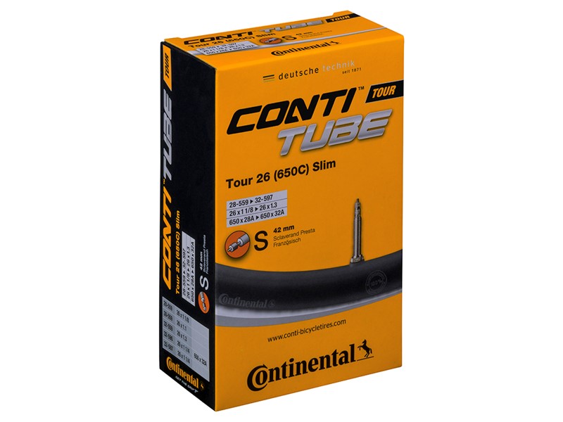 Continental binnenband tour slim 16 28/32-559/587 fv 42mm
