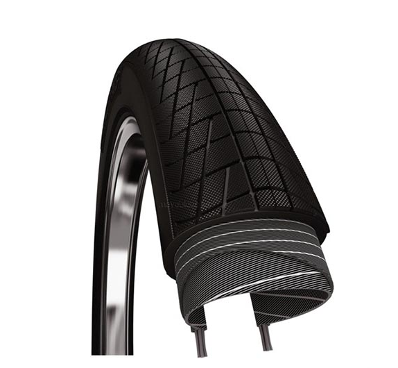 UrbanProof Buitenband voor fatbikes urban proof fat tyre razor normal 20 x 4.00 / 100-406 mm - zwart