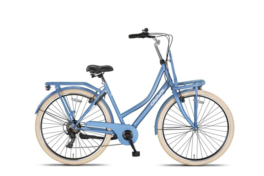 Berlin 28 Inch 53 cm Dames 7V V Brakes Blauw