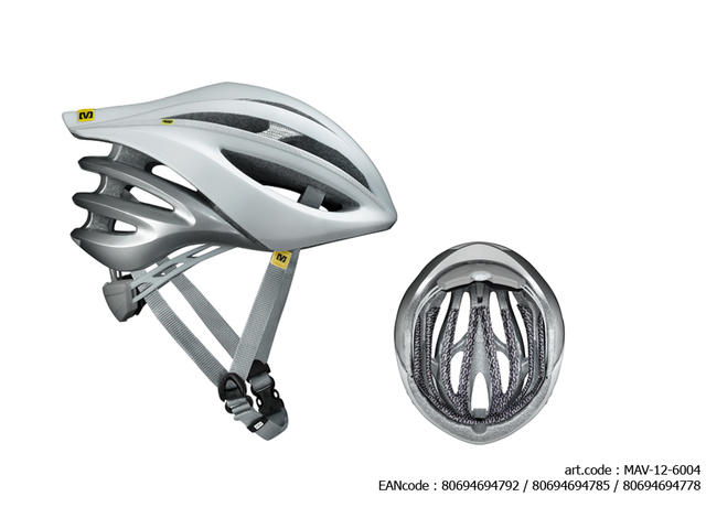 Mavic Plasma fietshelm zilver