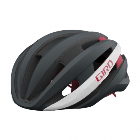 Giro Synthe Mips II race fietshelm grijs/wit/rood
