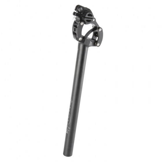 M-Wave M Wave zadelpen verend parallelogram 27,2 x 350 mm aluminium zwart