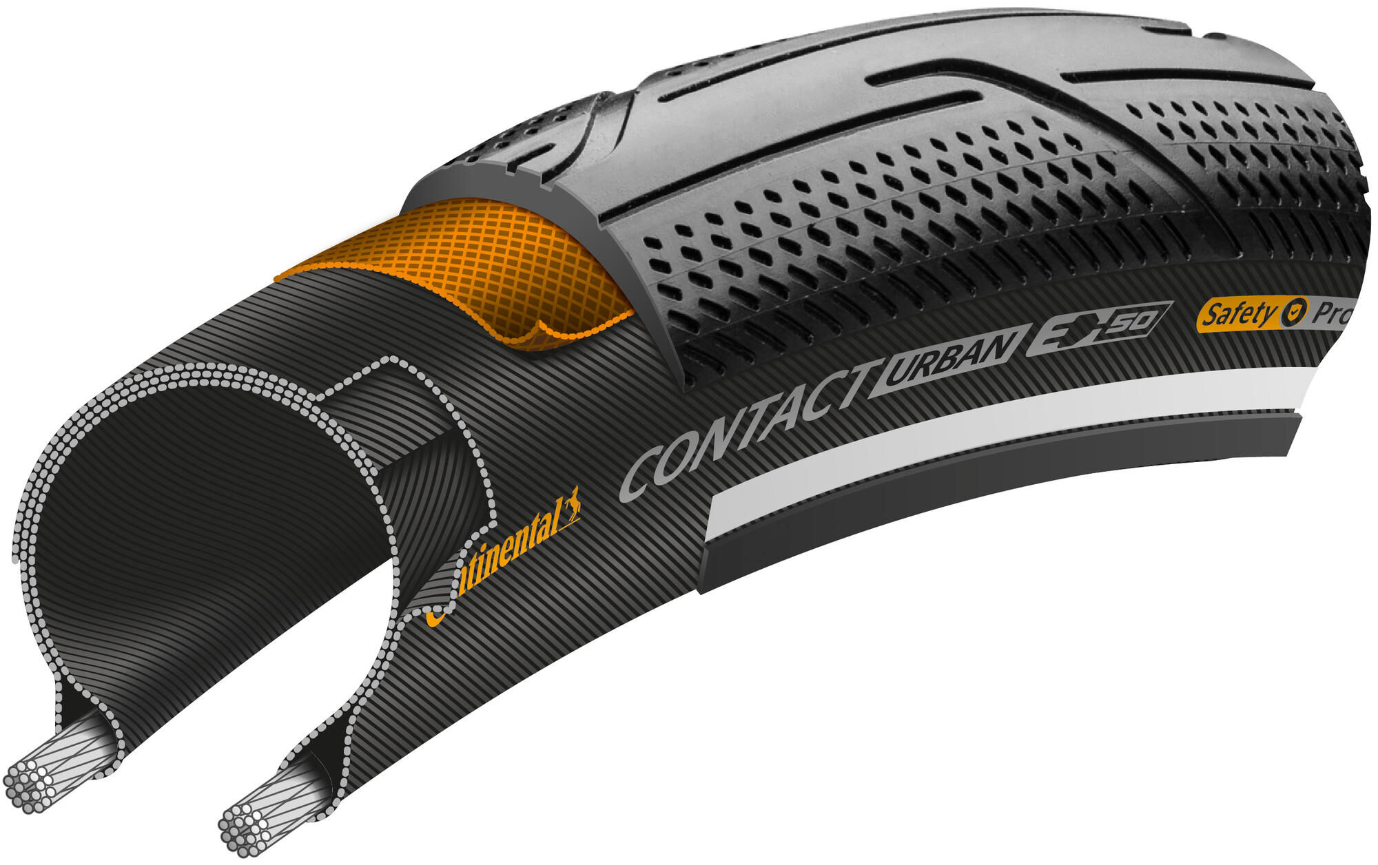 Continental Tire conti contact urban 32-406 black/reflex