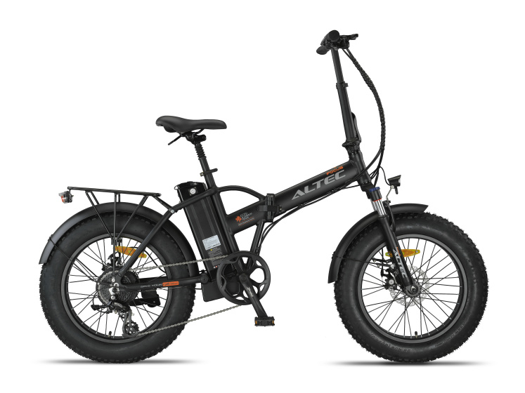 Focus Fatbike Vouwfiets 20 Inch 42 cm Unisex 8V Schijfrem Matzwart