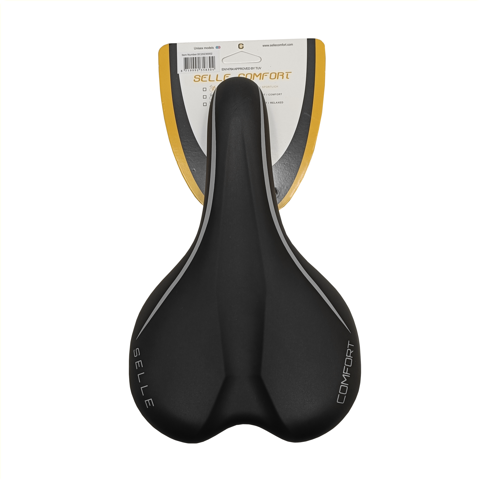 Selle Comfort zadel vintage 1, zonder strop